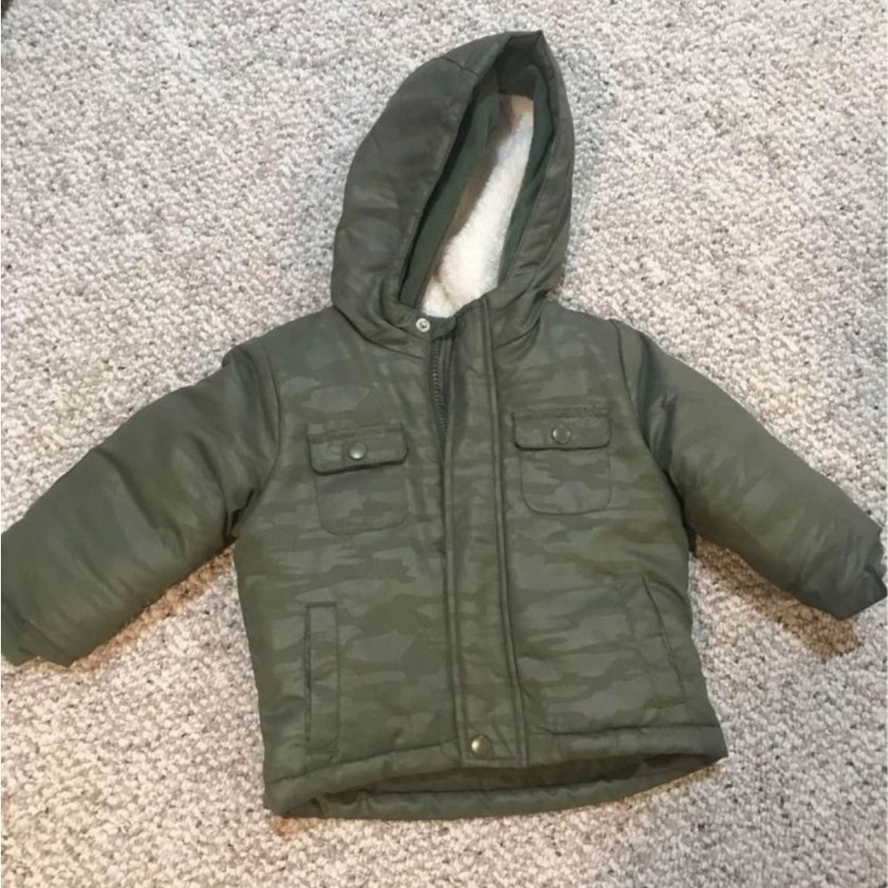 Sherpa lined winter coat